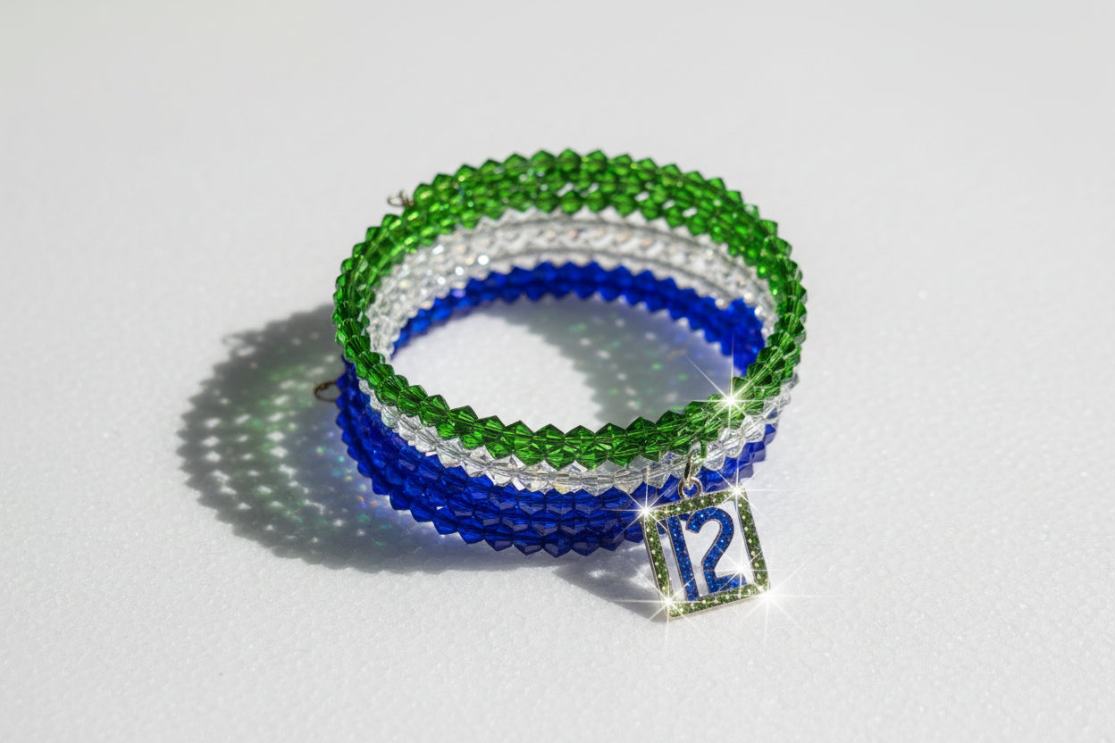 12th Woman Charm Wrap Bracelet